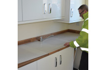 TwinShield 30% Recycled Worktop Protector FR White