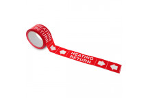 First Fix Heating Return Tape 50mm x 66m Red (6)