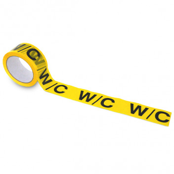 First Fix WC Tape 50mm x 66m Yellow (6)