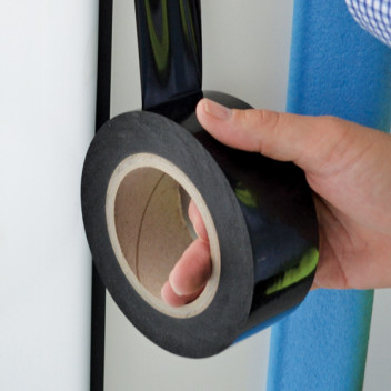 Ultra Low Tack Tape 50mm x 100m Black (6)