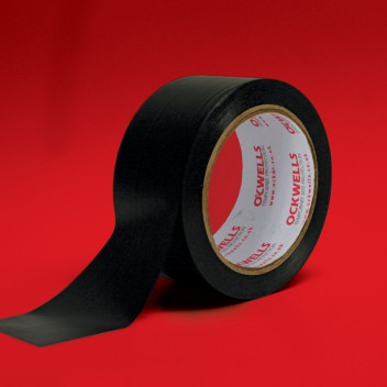 High Tack Tape 75mm x 33m Black (6)
