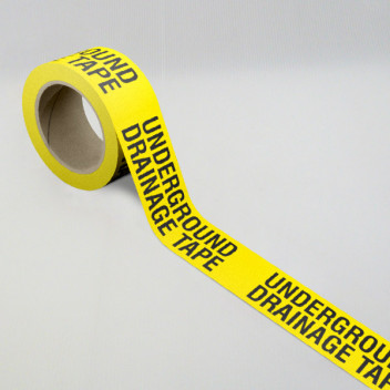First Fix Underground Drainage Tape 50mm x 66m Yellow (6)