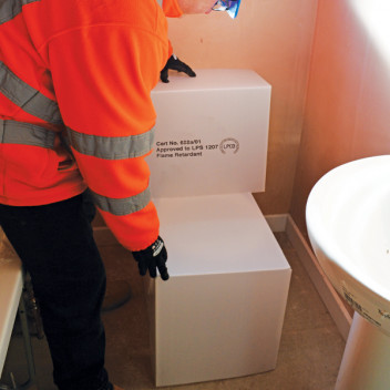 WC Protector With Cistern 980mm x 1570mm FR LPS1207 (20)