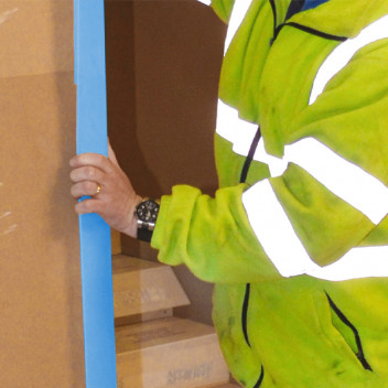 Edgeguard Foam 10mm x 75mm x 75mm x 2m Blue (105)