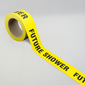 First Fix Future Shower Tape 50mm x 66m Yellow (6)